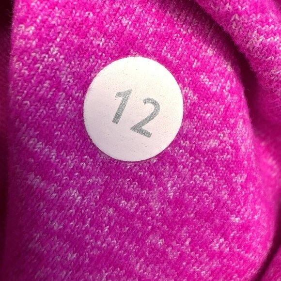 Lululemon Define Jacket Heathered Paris Pink Womens Size 12 Yoga Gym Workout - Picture 6 of 6